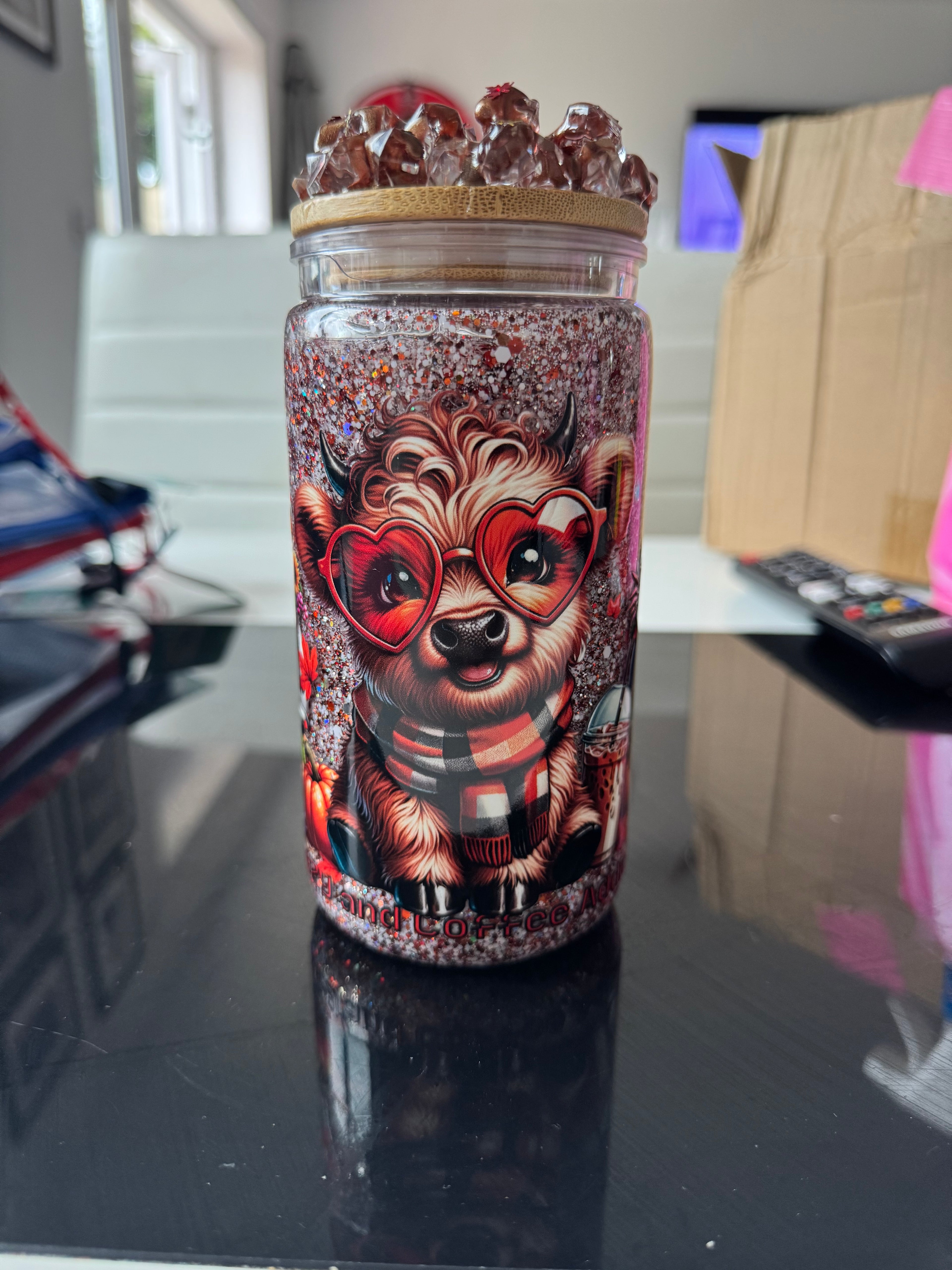 Cozy Coffee addict 16OZ Acrylic Tumbler