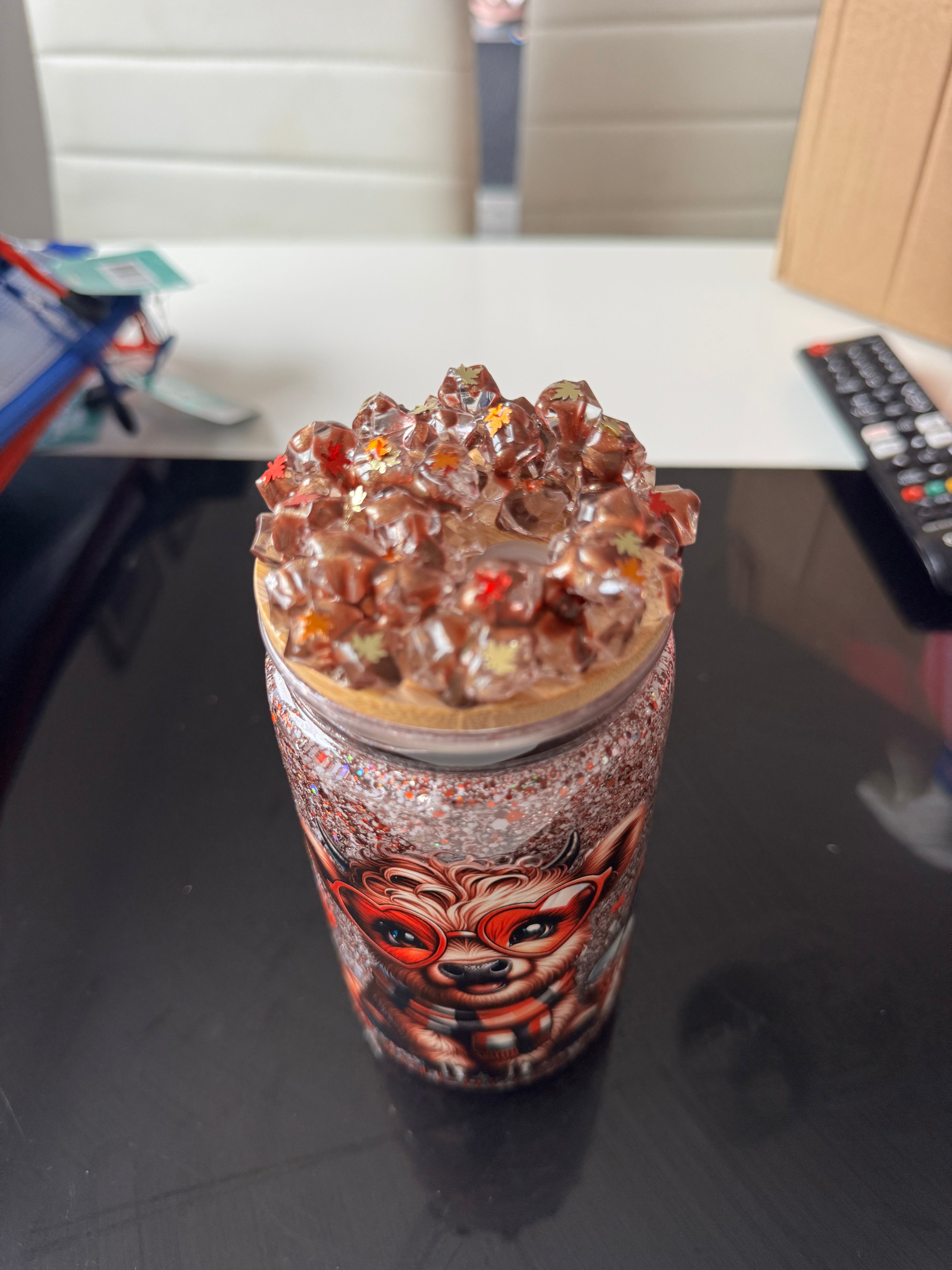 Cozy Coffee addict 16OZ Acrylic Tumbler