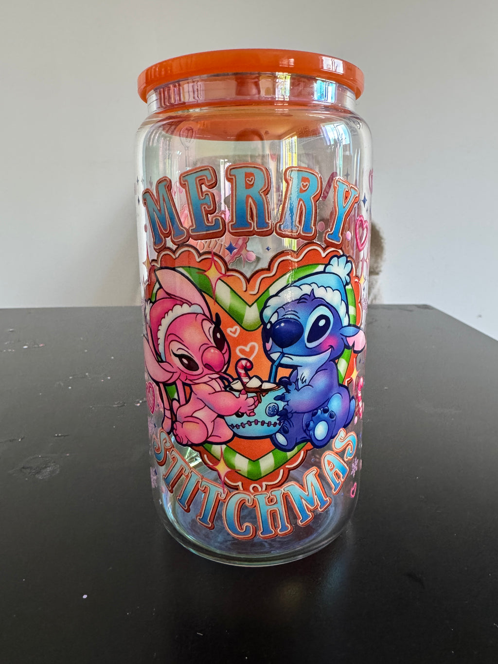 RTS CHRISTMAS STITCH COOKIES GLASS LIBBY CAN