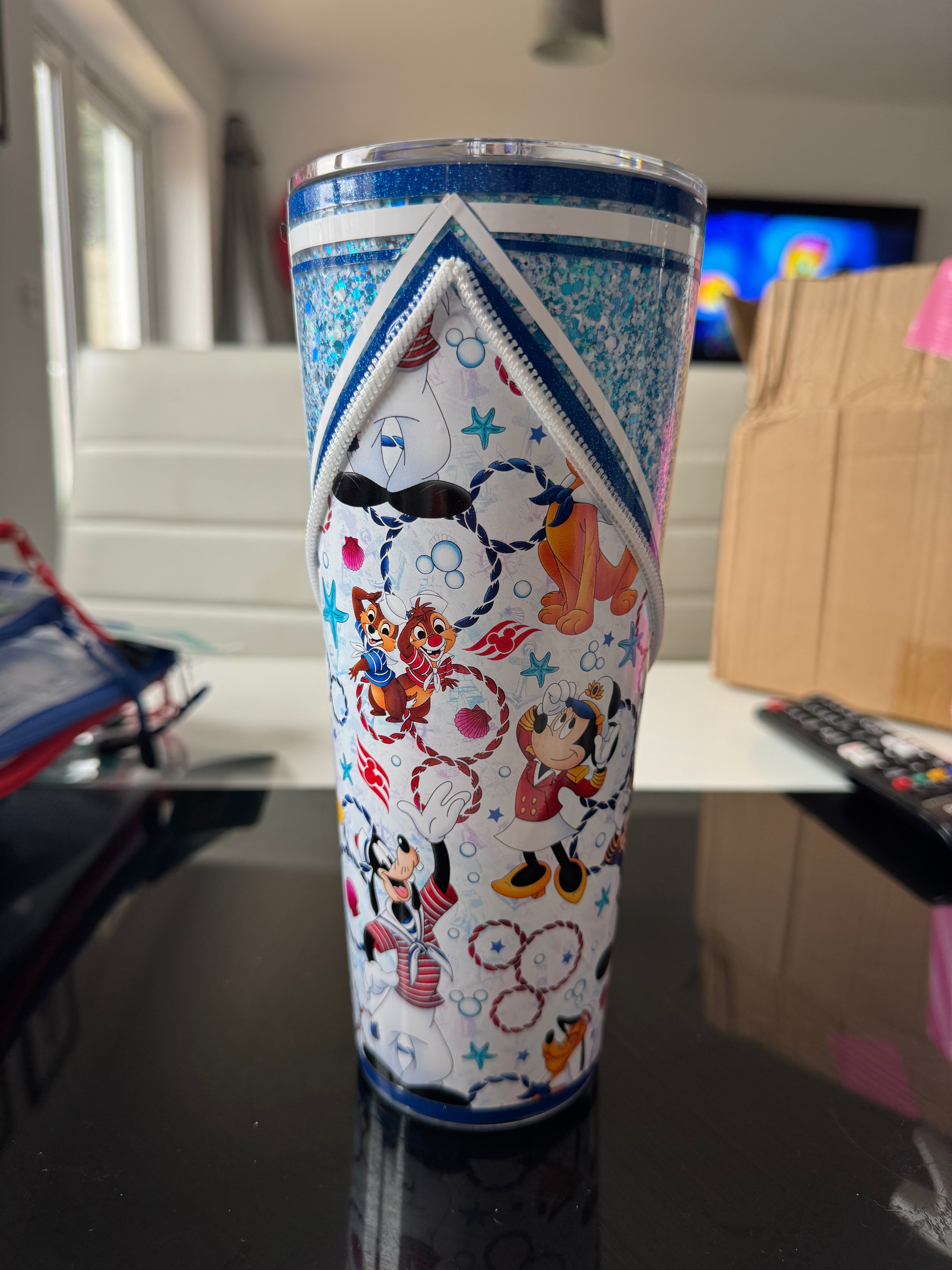 RTS 24OZ Zipper M & Friends Acrylic Tumbler