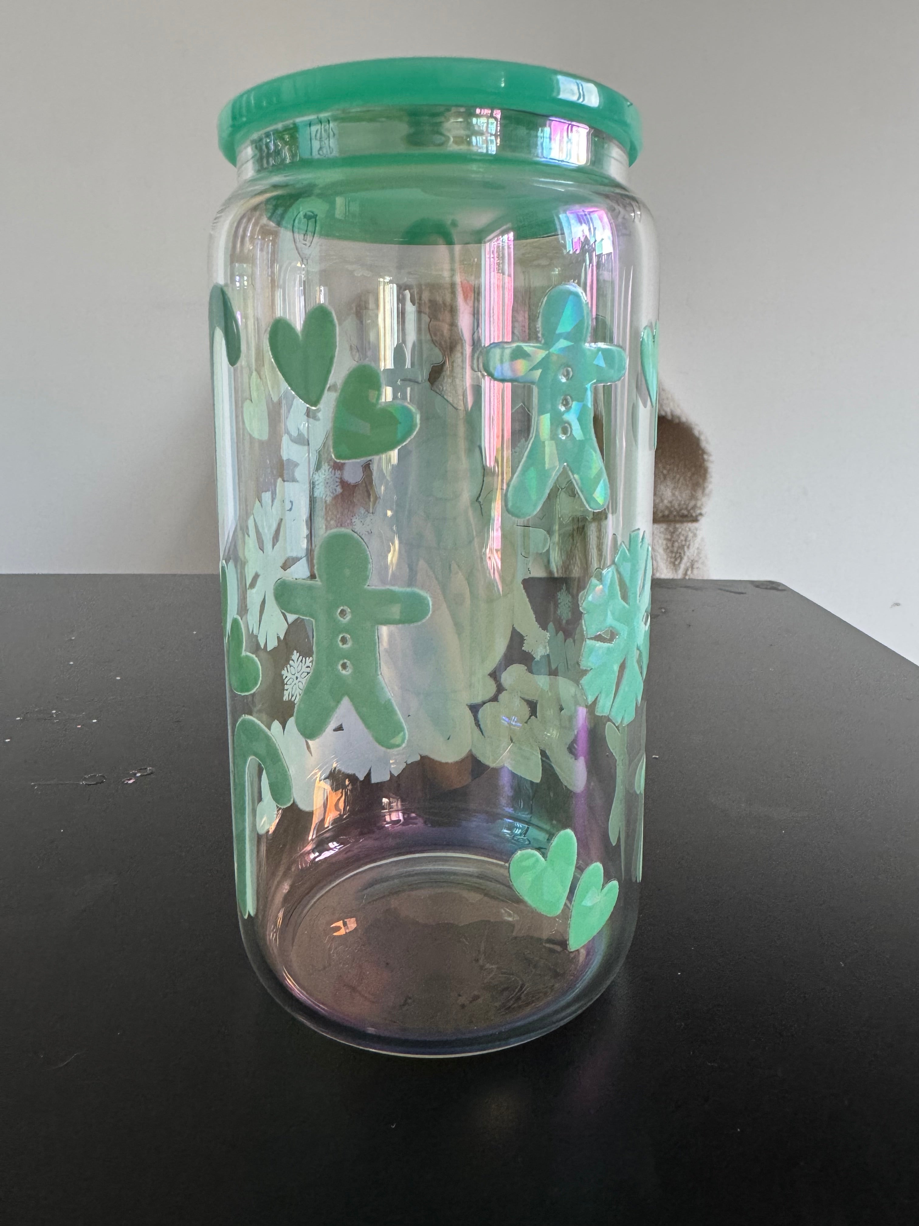 RTS FROSTY HOLOGRAPHIC GLASS LIBBY CAN