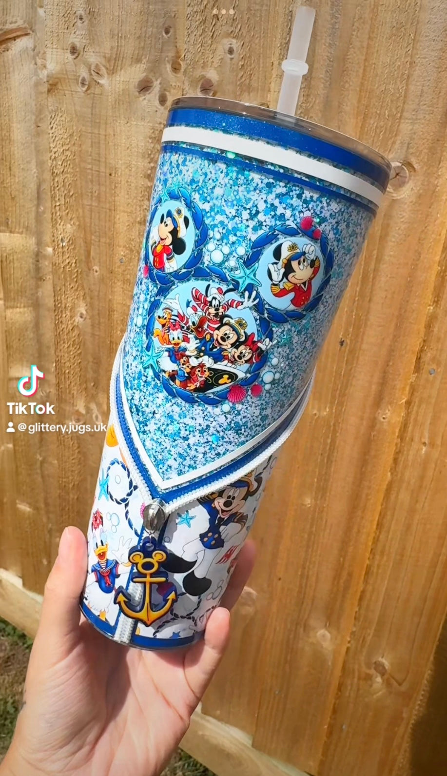 RTS 24OZ Zipper M & Friends Acrylic Tumbler